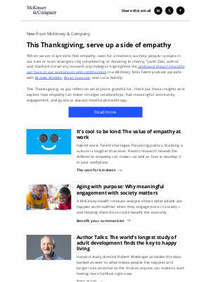 McKinsey & Company - Pass the empathy, please