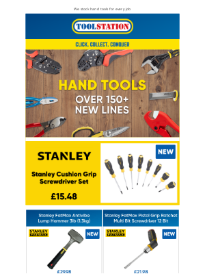 Toolstation (United Kingdom) - Over 150+ new hand tools!