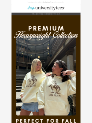 University Tees - The Luxe Layer You’ll Live In