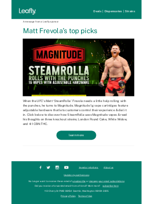 Leafly - Magnitude & Matt Frevola team up 🥊