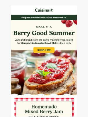 Cuisinart - Homemade jam and fresh bread starts here 🍓