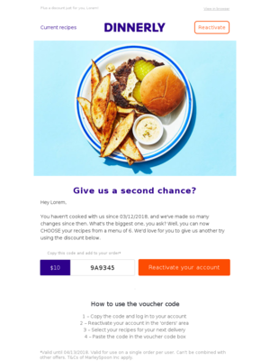win back email sequence example