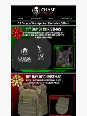 Chase Tactical - Chase Tactical's 12 Days of Christmas - Day 11