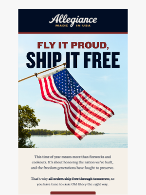 Allegiance Flag Supply - Fly It Proud, Ship It Free