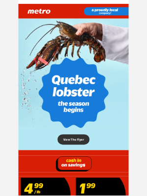 Metro (Canada) - Get Ready for the Big Comeback of Lobster Season 🦞✨