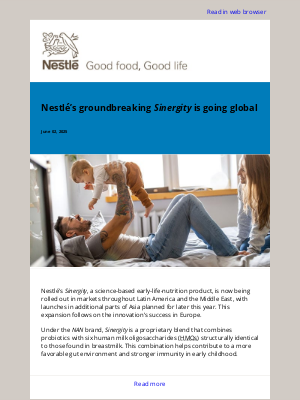 Nestle - Nestlé’s groundbreaking Sinergity is going global