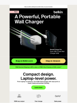 Get going with a USB-C charger for your phone + 1️⃣