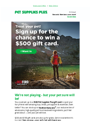 Pet Supplies Plus - We're Giving Away $1,200 in Gift Cards SOON 🐶🐱