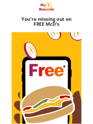 McDonald's (Canada) - Don’t miss out on a FREE Cheeseburger!*