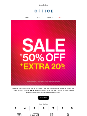 OFFICE Shoes (United Kingdom) - P.S. We have EXTRA 20% off 😲