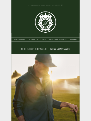 Brioni - The Golf Capsule - New arrivals