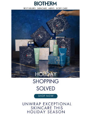 Biotherm - Holiday shopping solved 🎁