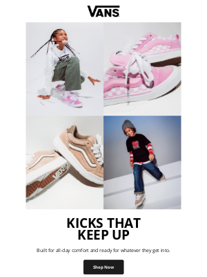 Vans - THE SHOES KIDS LOVE 🏁