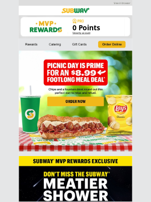 Subway - 🧺 What's in your basket? How 'bout an $8.99 Footlong meal deal?