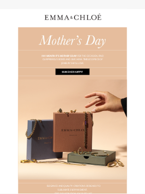 Emma & Chloé - An unforgettable piece of jewelry for Mother's Day ✨