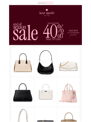 Kate Spade New York - Three words: bags on sale