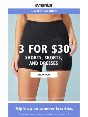 Marika Fitness - Your summer staples just got a lot more affordable 🚨