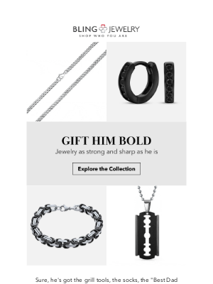 Bling Jewelry - The Father’s Day gift guide is in