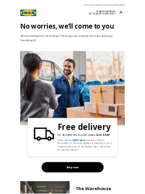 IKEA (Canada) - Raymond, surprise, it’s free delivery! 📦