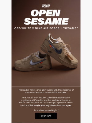 Stadium Goods - Early Pairs: Off-White x AF1 