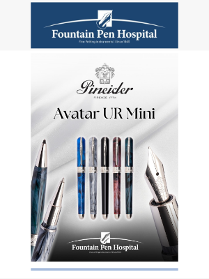 FountainPenHospital - A Compact Wonder: The Pineider Avatar UR Mini Arrives!