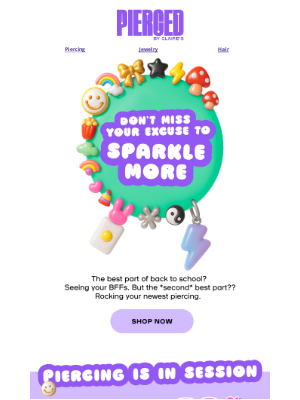 Claire's - Hurry - Piercing Deals End 3/8!