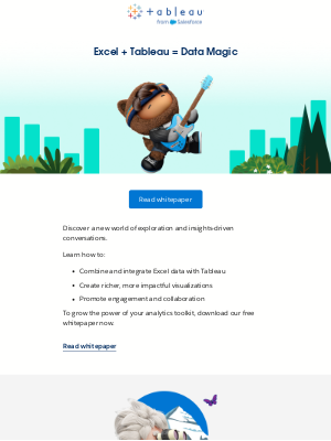 Salesforce - Read “Excel and Tableau: A Beautiful Partnership.”