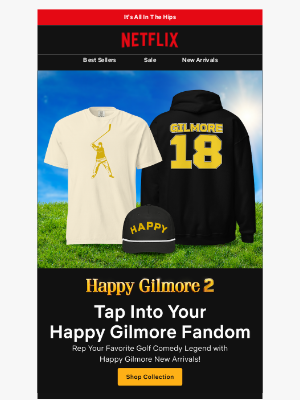 Netflix - Tap It In...Happy Gilmore 2 Collection is LIVE!