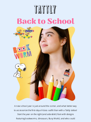 Tattly - Time to Hit the Books! 📚