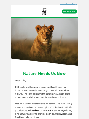 World Wildlife Fund, Inc. - Ready to become a protector of nature?