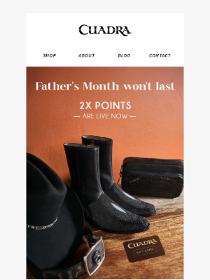 CUADRA - Too late to ship? Not too late to gift.