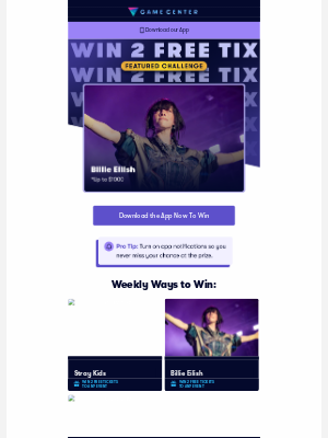 Vivid Seats - 🎮 Your Chances to Win FREE* 🎟️ this Week