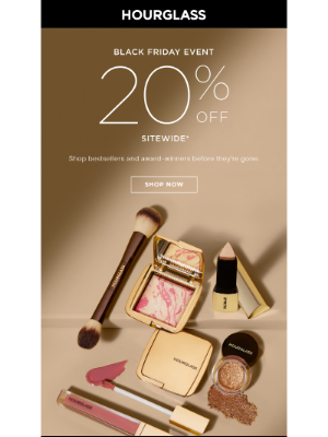 Hourglass Cosmetics - 20% Off Bestsellers