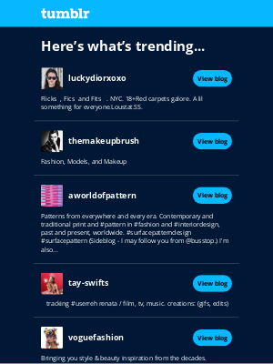 Tumblr - Need distractions? Try these on us.