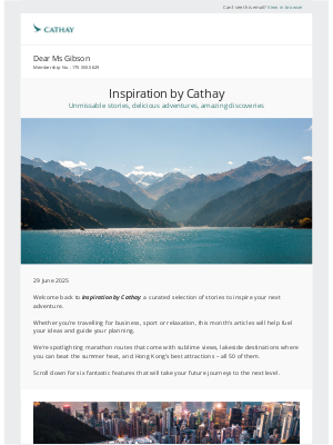 Cathay Pacific Airways - Inspiration by Cathay: 50 reasons to love Hong Kong