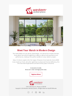 Western Window Systems - Form and Function: The Series 8000 Features Revealed