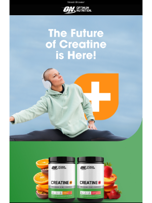 Optimum Nutrition - The Future of Creatine is Here