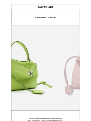 Balenciaga - Your Summer Starts with Rodeo