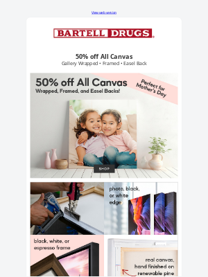Rite Aid - 🖼️ 50% off all photo canvases