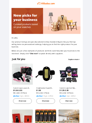 Alibaba - Hi sallie, you have a message waiting