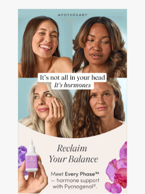 Apothekary - Your hormones called. We answered.