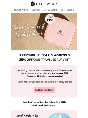 GlossyBox (United Kingdom) - Unlock VIP access now!