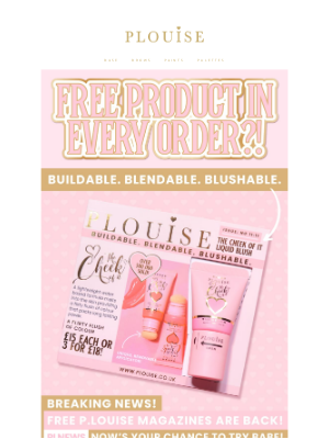 P. Louise Cosmetics - Free magazines are BACK