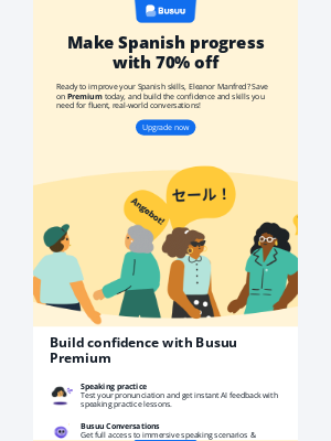 busuu - 70% off: Savings now live! 🛒🛍️