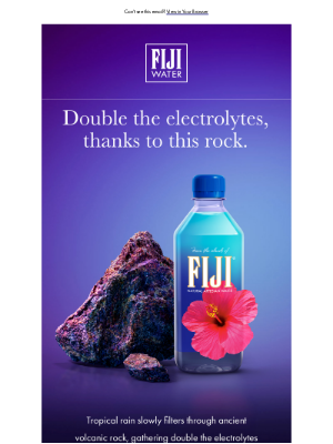 FIJI Water - FIJI Water is filtered by volcanic rock, delivered to you.