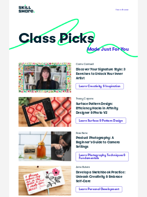 Skillshare - Delores's Recommended Classes