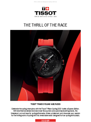 Tissot Watches - Cycling inspired.