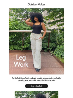 Outdoor Voices - Discover The RecTrek Cargo Pant