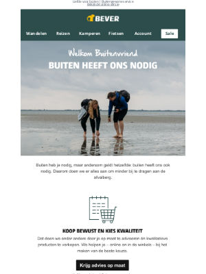 Buiten begint bij Bever​