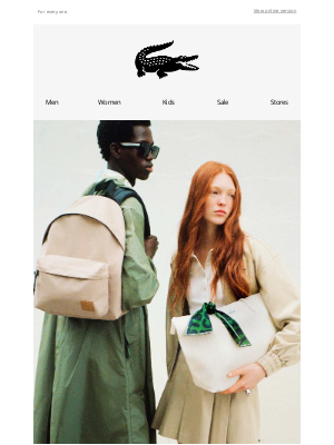 Lacoste - New Season Leather Goods.